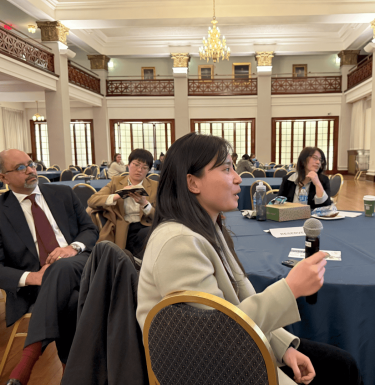 Attendees sitting at the Human Flourishing Symposium